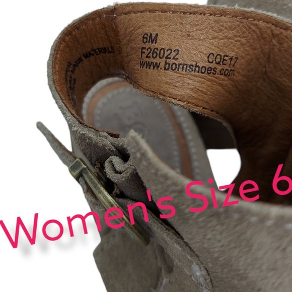 Born Slingback Ankle Boots Women's Size 6M - Picture 8 of 9